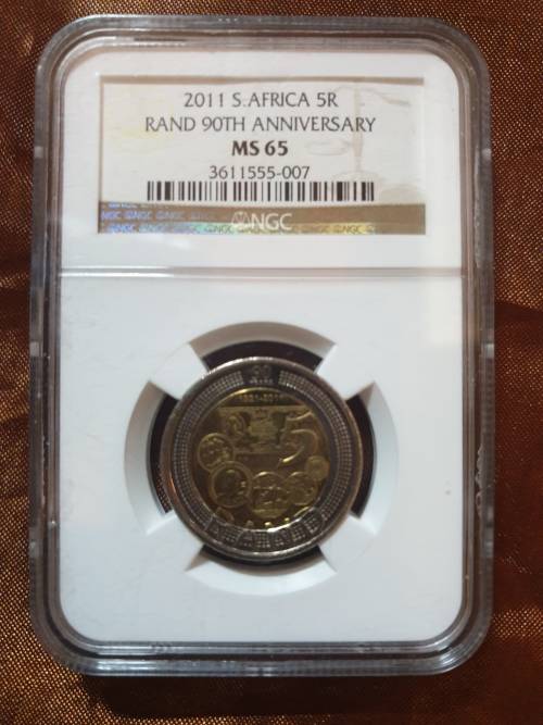 Mandela Coins - MS62 / MS64 / MS65 / MS66 and AU58 - All in one lot.