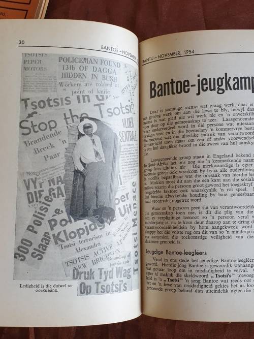 * 1954 * 7 x BANTOE / BANTU TYDSKRIF - MAGAZINE