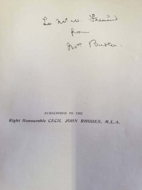 ** 1896 ** Farming Industries of the Cape Colony - Robert Wallace