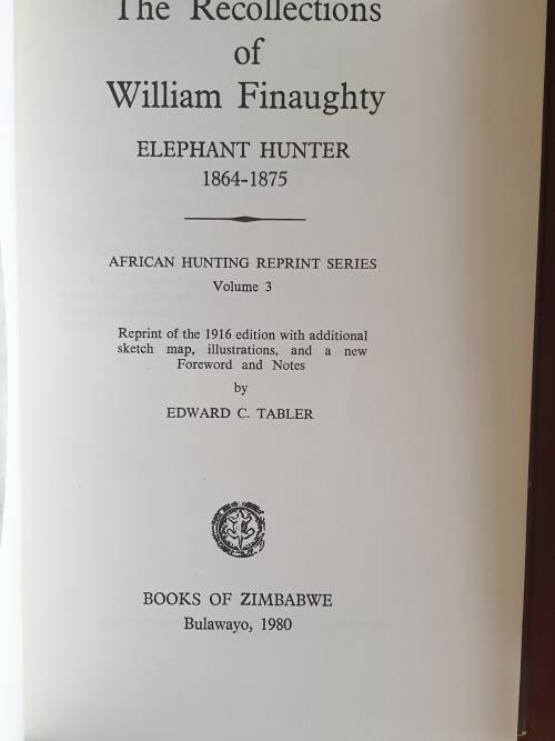 African Hunting - Three books on Elephant Hunting. All in one lot.