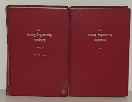 SME MINING ENGINEERING HANDBOOK. Complete in 2 Volumes.