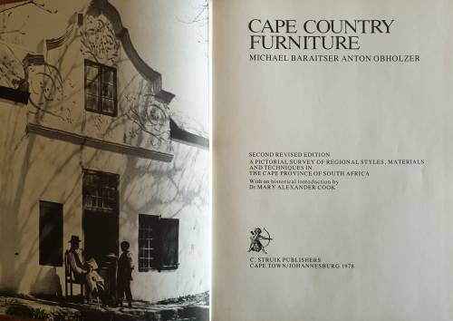 CAPE COUNTRY FURNITURE - Michael Baraitser & Anton Oberholzer