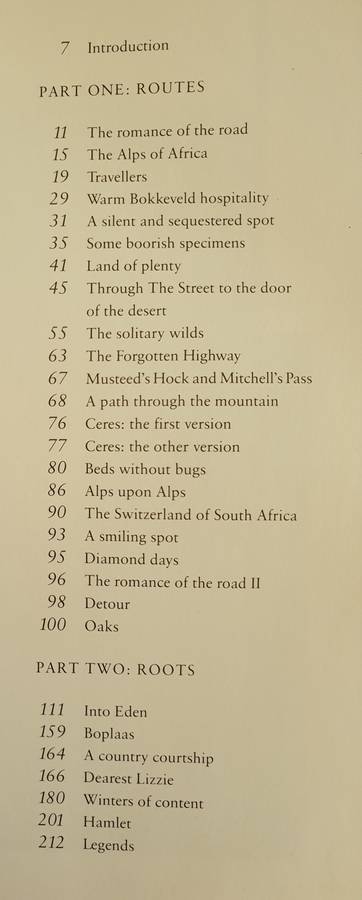 The Forgotten Highway - Through Ceres and the bokkeveld.