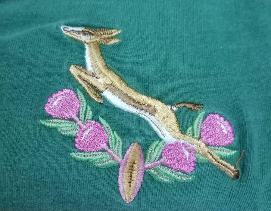 Springbok Rugby Supporters Jersey. XL