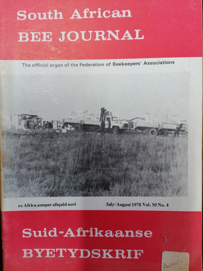 (7) Suid Afrikaanse Byetydskrif / South African Bee Journal