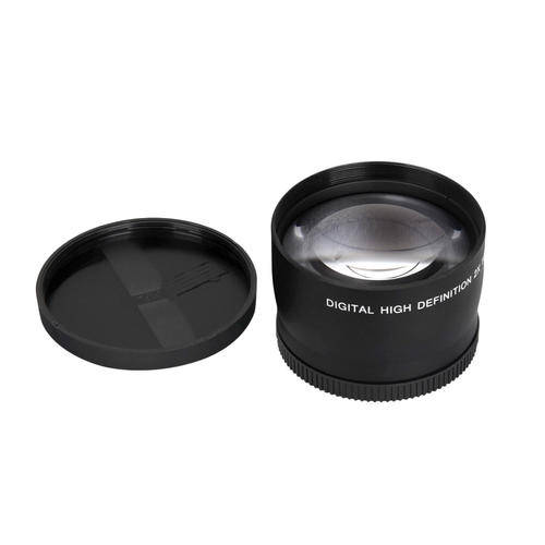 58mm 2x HD Telephoto Zoom Lens for Canon Nikon Sony Pentax 58MM DSLR Camera