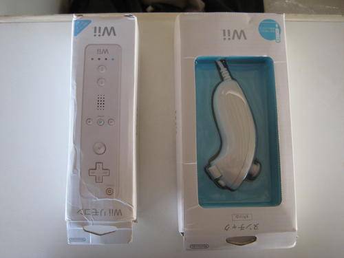 wii remote and nunchuck