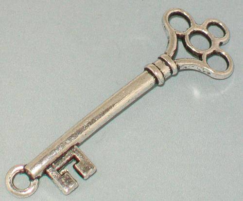 Antique Silver Infinity Key Connector - 1pc