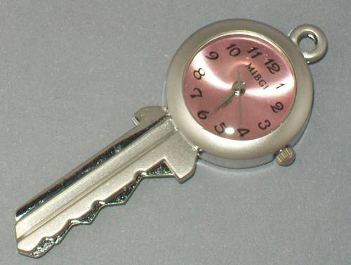 Key Charm Watch - Pink Face