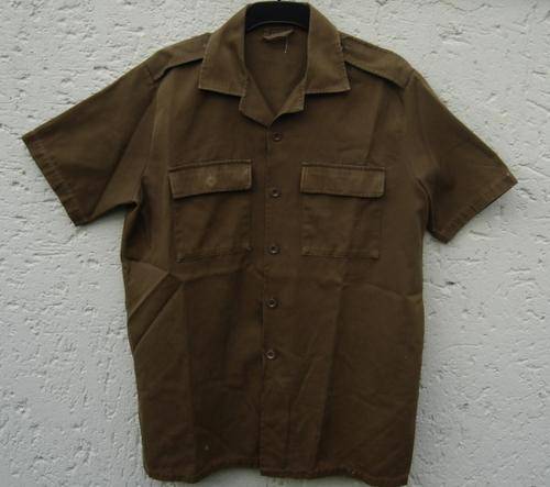 SADF Browns Short Sleeve Shirt - Size Large (Estimate)