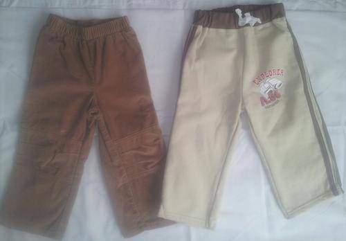 TWO PAIRS OF BOYS PANTS - 18 to 24 months