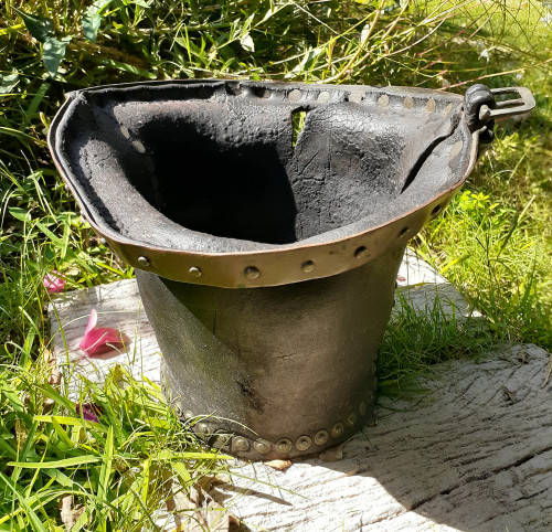 Antique Leather Fire Bucket