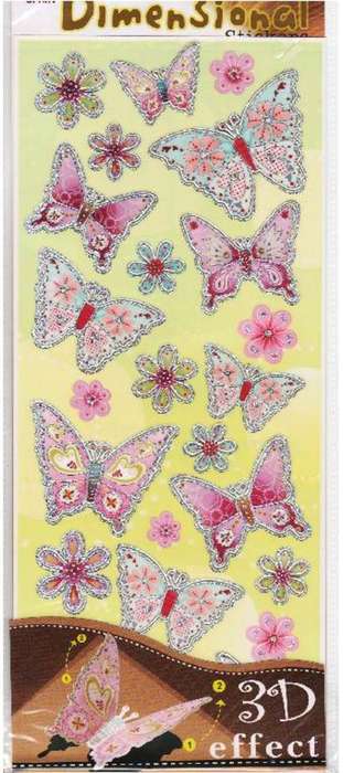 Stickers - Dimensional (Butterflies)