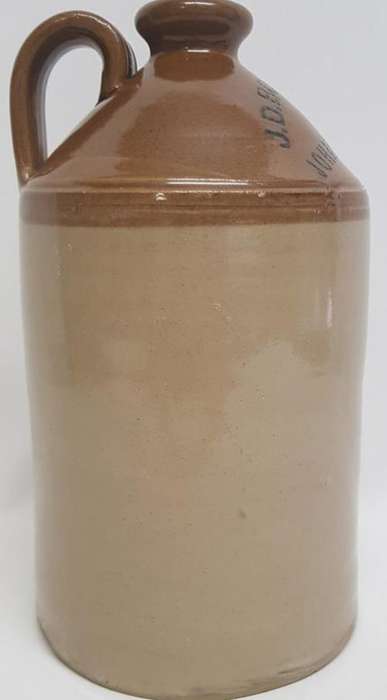 J.D.Bosman and Co. Antique Clay Bottle as per photo