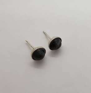 Sterling Silver Gemstone Earrings weight 1g as per photo