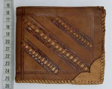 Handmade Genuine Leather Men`s Wallet as per photo