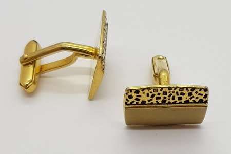 Vintage Gold Plated Cufflinks as per photo