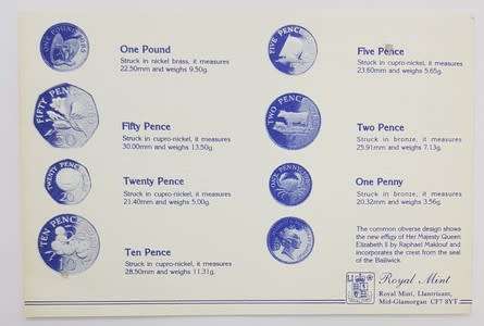 1986 Royal Mint Guernsey Proof Set as per photo