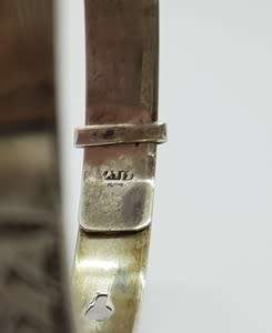 Antique 925 Sterling Silver Christening Bracelet as per photo