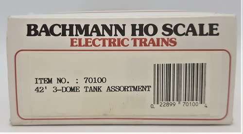 Bachmann HO Scale electric train 42`3 - dome tank assortment- item no 70100 as per photo