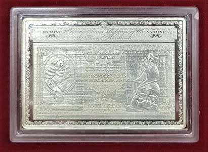 SARB 90th Anniversary Sterling Silver Set with Mr Nelson Mandela - as per photo