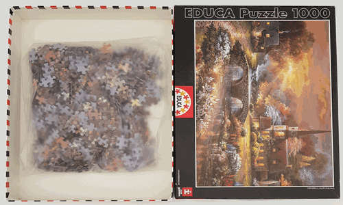 1000 Piece Peaceful Reflections Jigsaw Puzzle as per photo