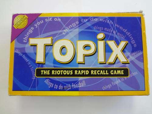 Topix game in box - as per photo