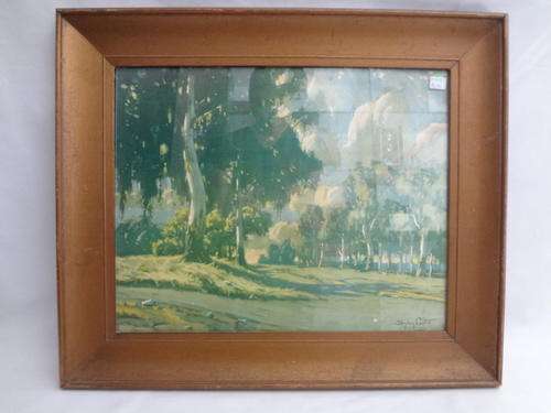 Sydney Carter print in frame - 56 x 47cm - as per photo