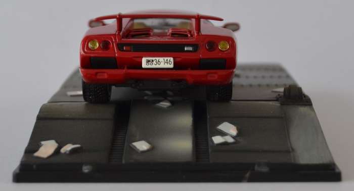 James Bond 007 Lamborghini Diablo - Die Another Day Model Car Scale 1:43 as per photo