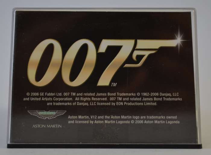 James Bond 007 Aston Martin DBS - Quantum of Solace Model Car Scale 1:43 as per photo