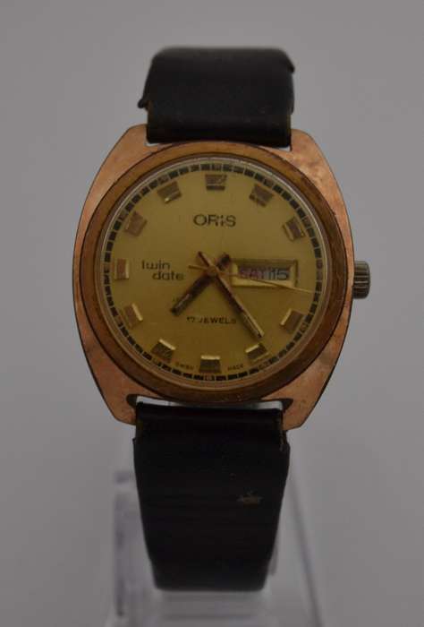 Oris Twin Date 17 Jewels Wrist Watch, Working as per photo