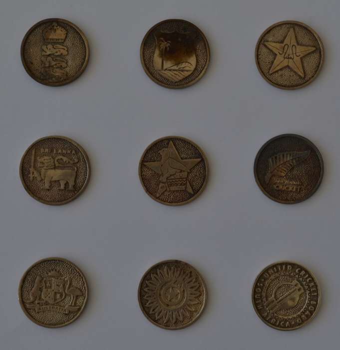 Benson & Hedges Cricket World Cup 1992 Silver Medallions weight 156g as per photo