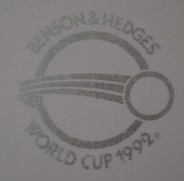 Benson & Hedges Cricket World Cup 1992 Silver Medallions weight 156g as per photo