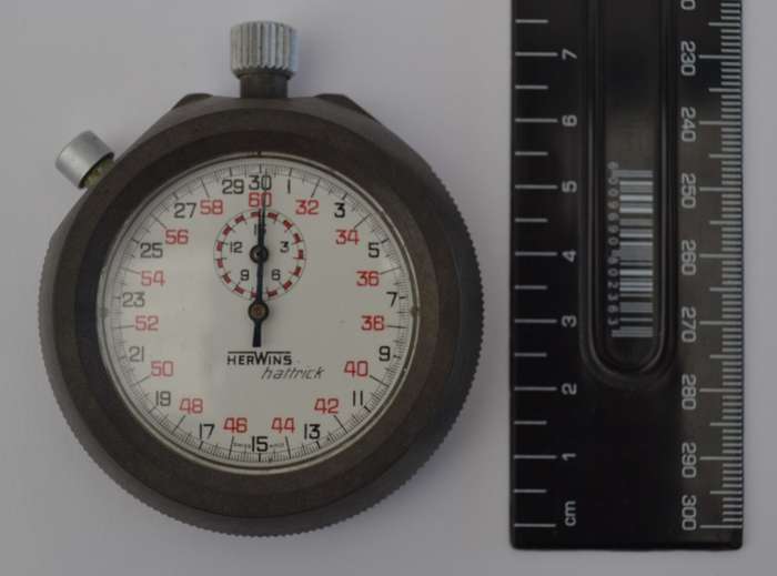 Herwins Hattrick Vintage Stopwatch, Working