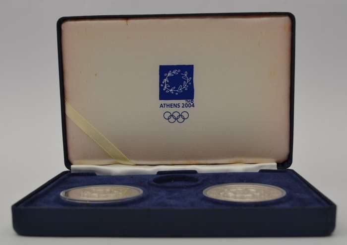 2004 Olympics Athens Silver Coin Set as per photo