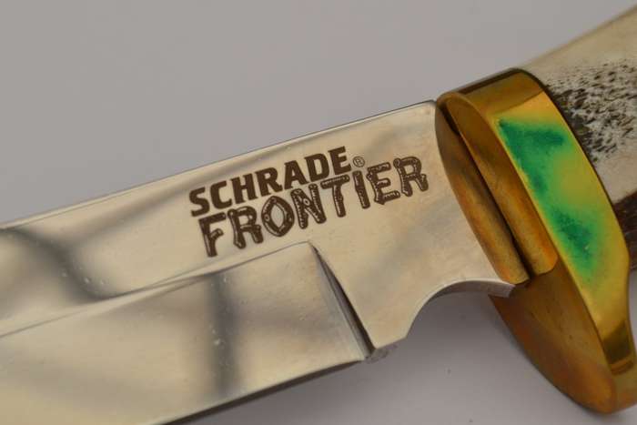 Schrade Frontier Stainless Steel Knife with Sheath as per photo