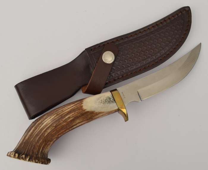 Schrade Frontier Stainless Steel Knife with Sheath as per photo