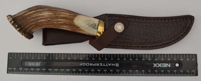 Schrade Frontier Stainless Steel Knife with Sheath as per photo