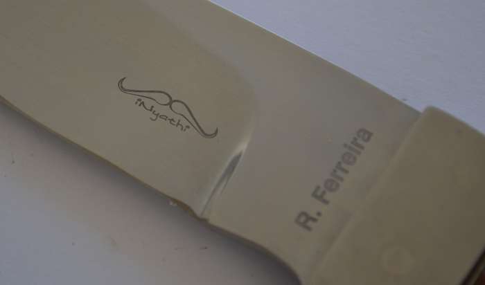 iNyath R. Ferreiro Handmade Knife with Sheath length 26cm as per photo