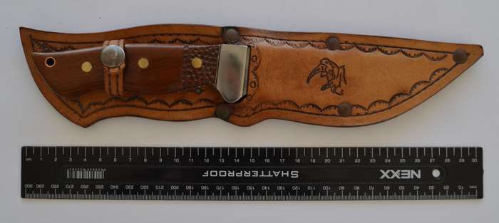 iNyath R. Ferreiro Handmade Knife with Sheath length 26cm as per photo