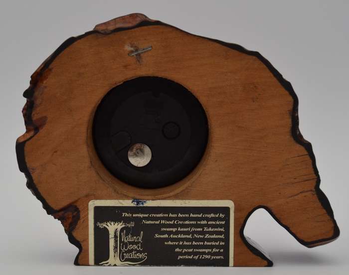 Natural Wood Creations Clock made in New Zealand as per photo