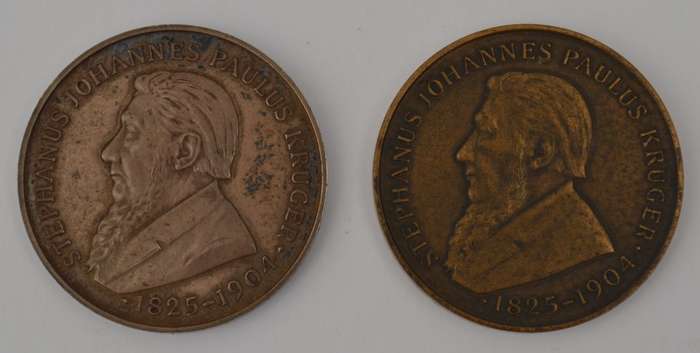 1954 Commerative Paul Kruger Silver & Bronze Coin Set as per photo
