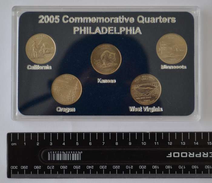 2005 USA 50 States Commemorative Quarters Philadelphia Mint as per photo