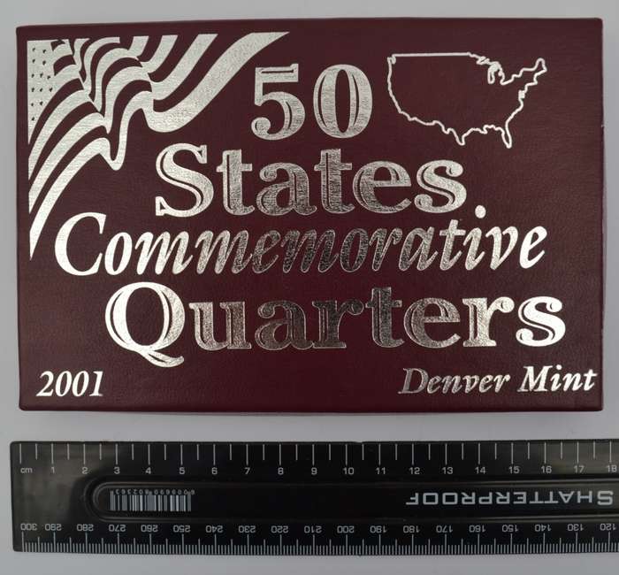 2001 USA 50 States Commemorative Quarters Denver Mint as per photo