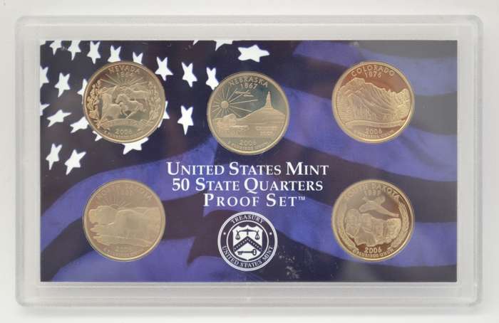 2006 USA Quarters Proof Set as per photo
