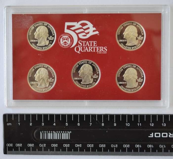 2005 USA Silver Quarters Proof Set as per photo