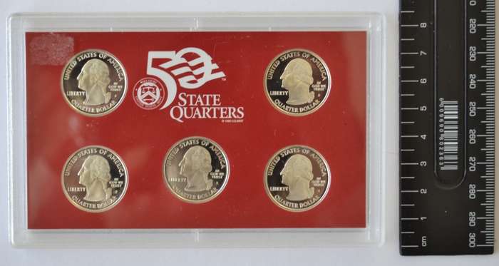 2005 USA Silver Quarters Proof Set as per photo