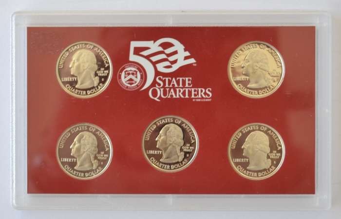 2006 USA Silver Quarters Proof Set as per photo