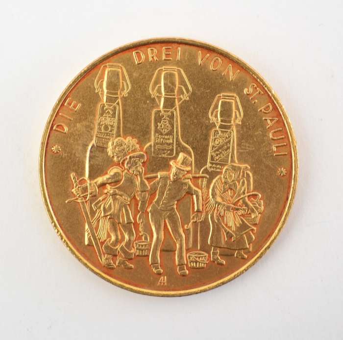 St. Paul Bavaria Beer Copper Medallion