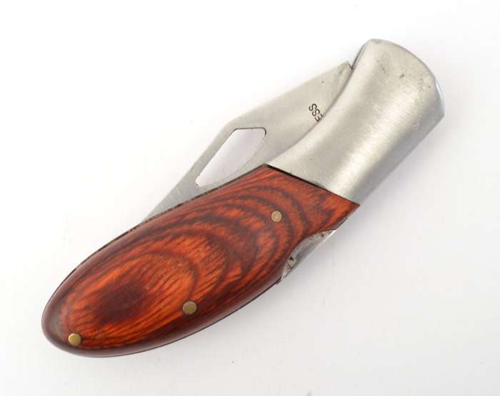 Stainless Steel Knife with wood handle as per photo